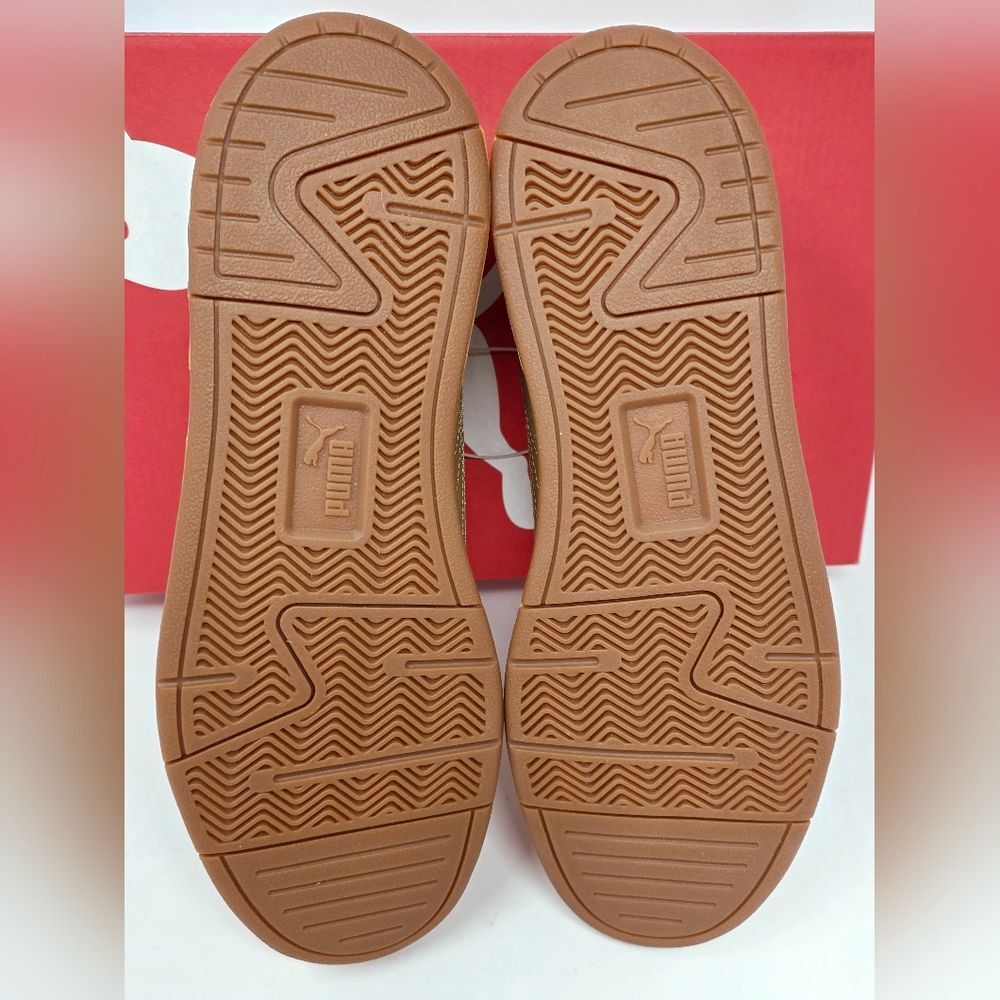 PUMA Men's Skate Court Buck Sneaker Low Top Softfoam Brown Lace Up Size 8.5 NIB - Picture 11 of 14